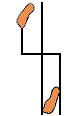 position Hangetsu Dachi